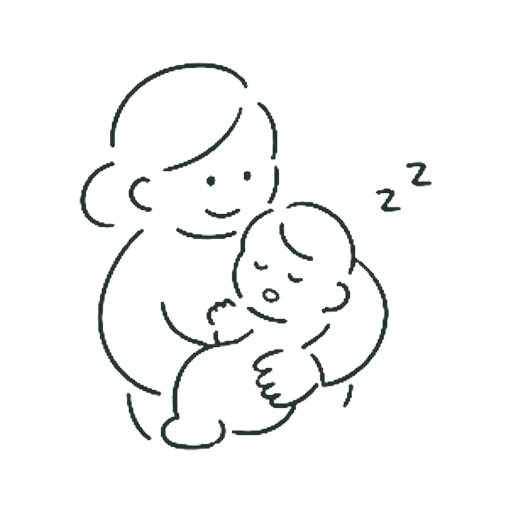 あかんぼうをだく