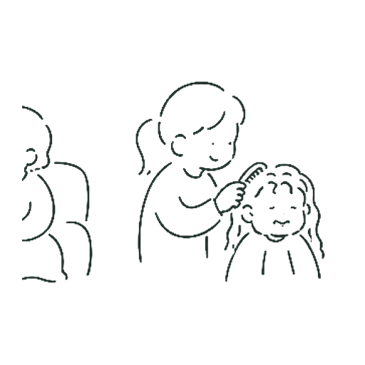 かみをとかす
