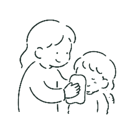 かおをふく