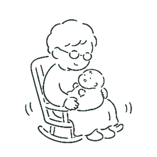 おばあちゃんとあかんぼう