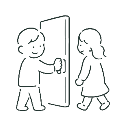 ドアをあける