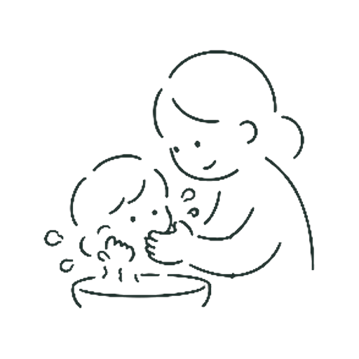かおをあらう