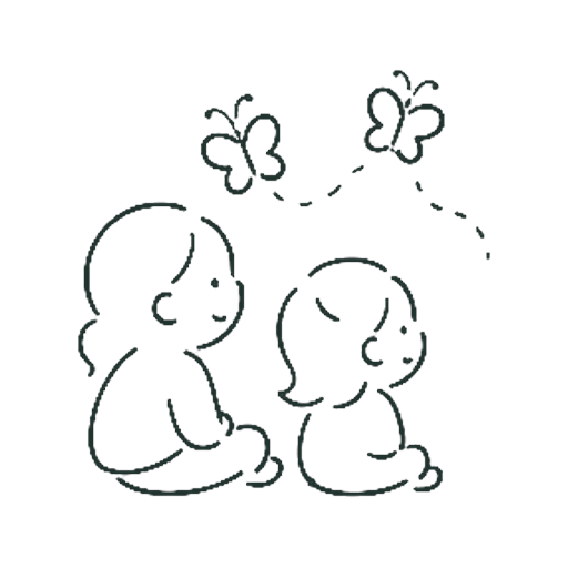 ちょうちょをみる