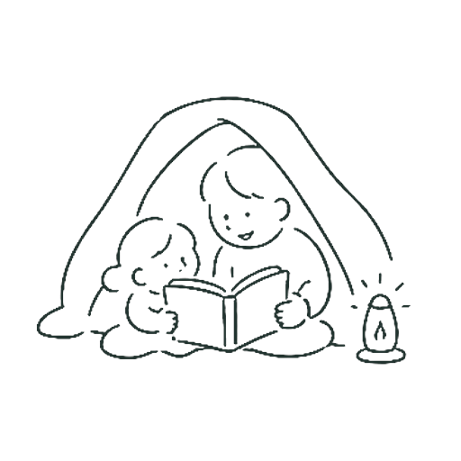 テントでほん