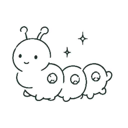 きらめくいもむし