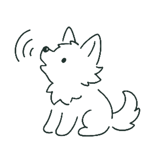ほえるわんわん