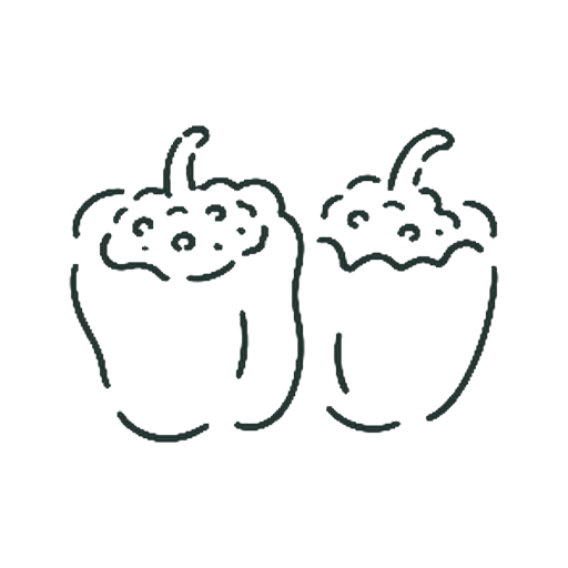 ピーマンのにくづめ